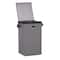 Household Essentials Gray Moisture-Resistant Laundry Hamper with Magnetic Lid & Removable Mesh Liner